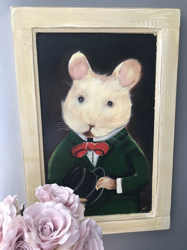 Hand painted Mr Mouse, original art, - Image 2