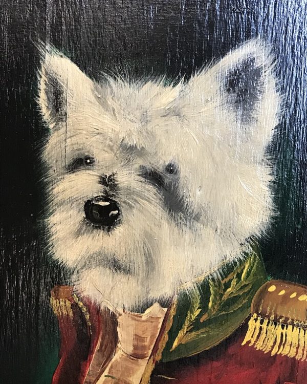 original pet portrait westie