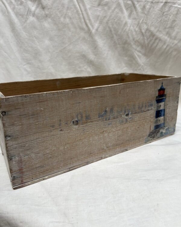 vintage lighthouse box