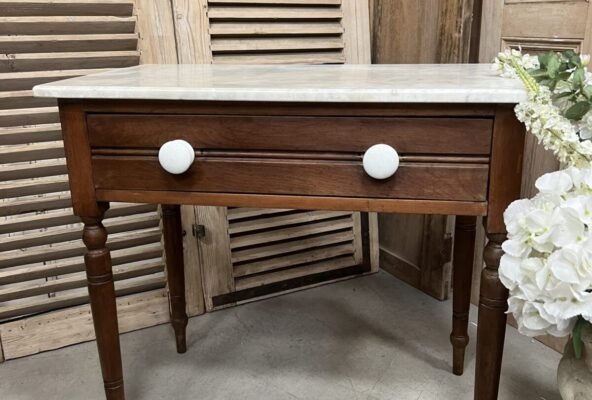 Victorian marble top table