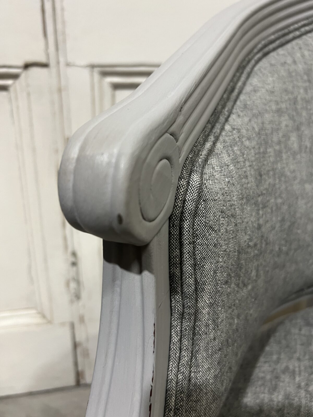 Vintage upholstered chair - Image 7
