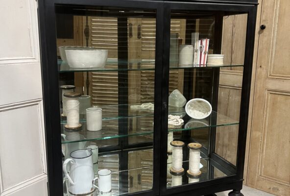 Vintage glazed display cabinet
