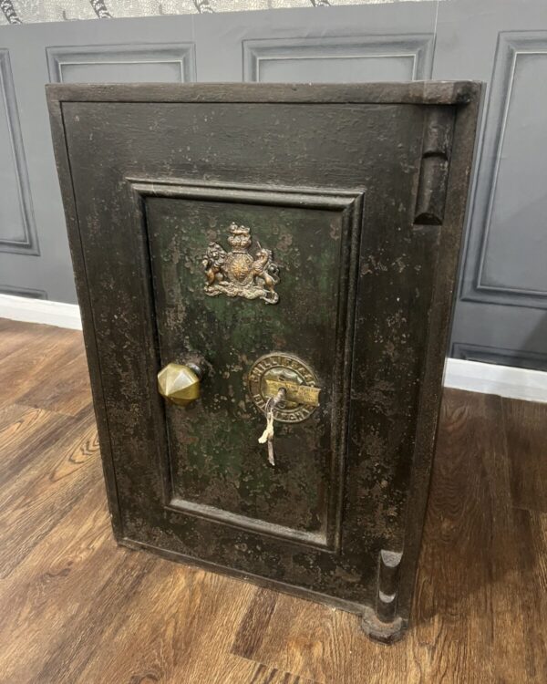 Victorian cast iron safe