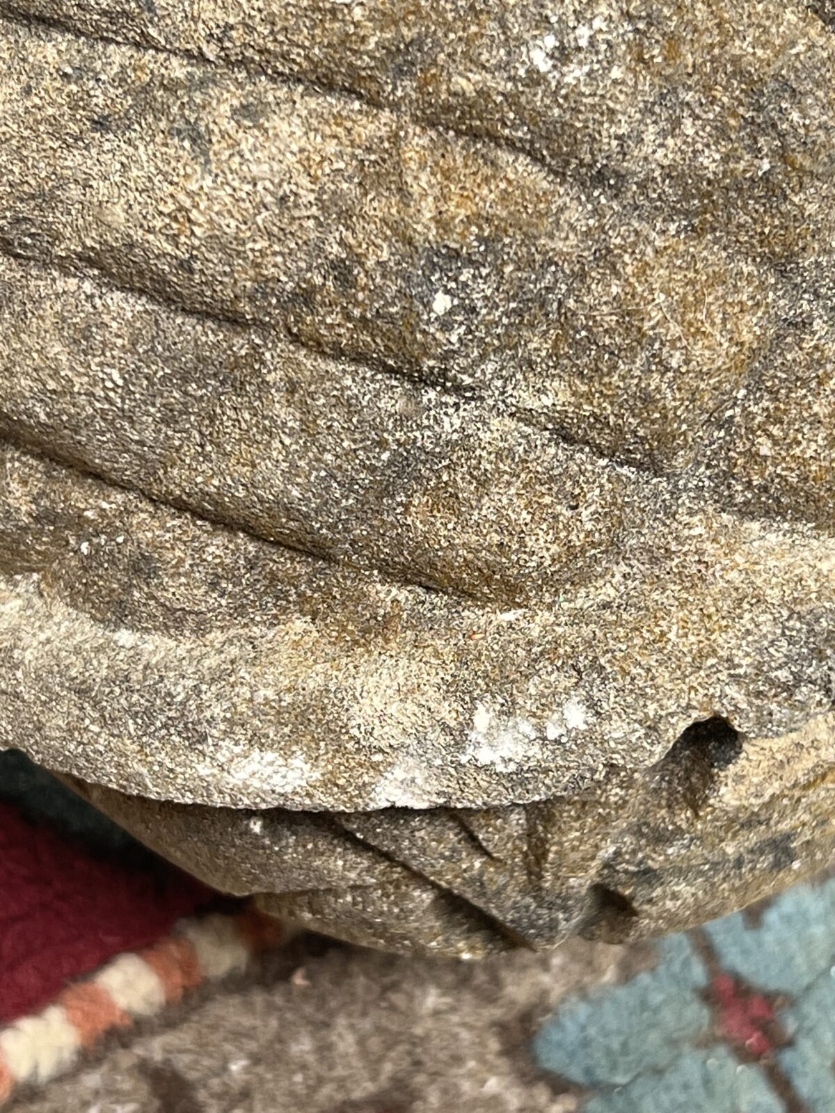 Vintage stone garden acorn - Image 4