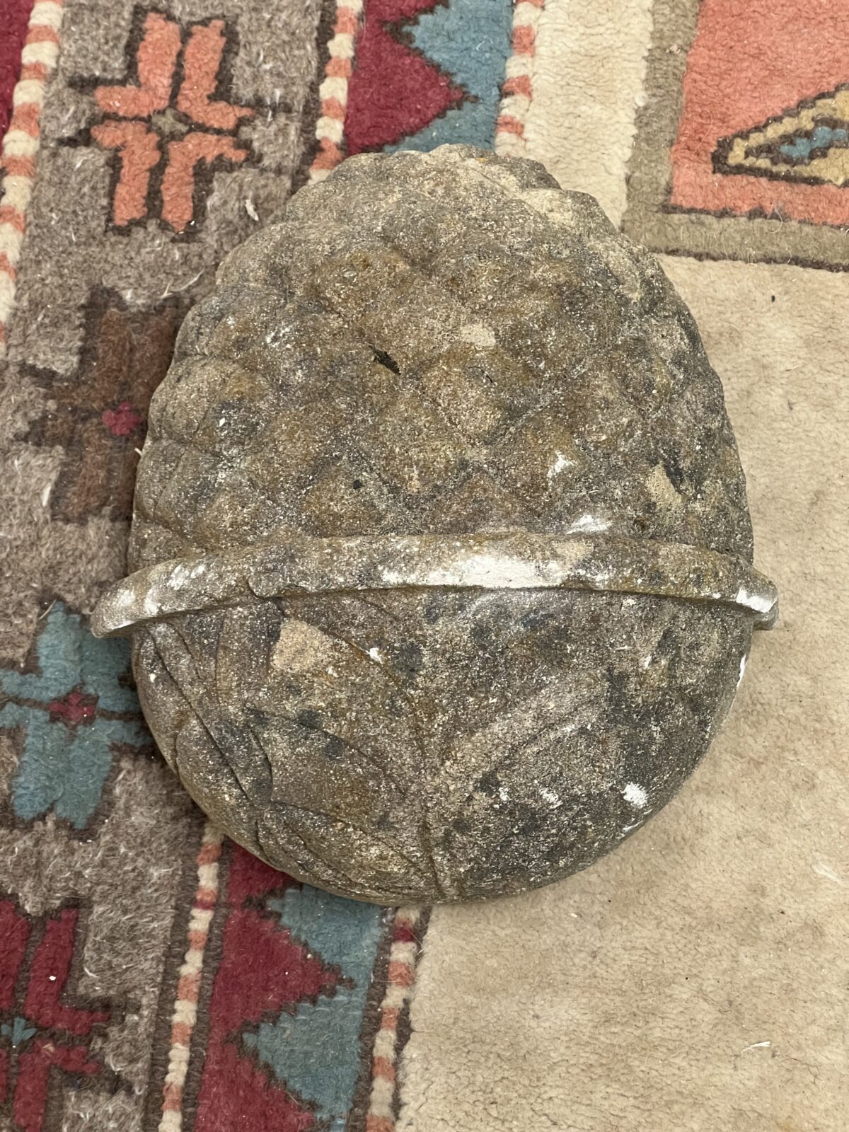 Vintage stone garden acorn - Image 7