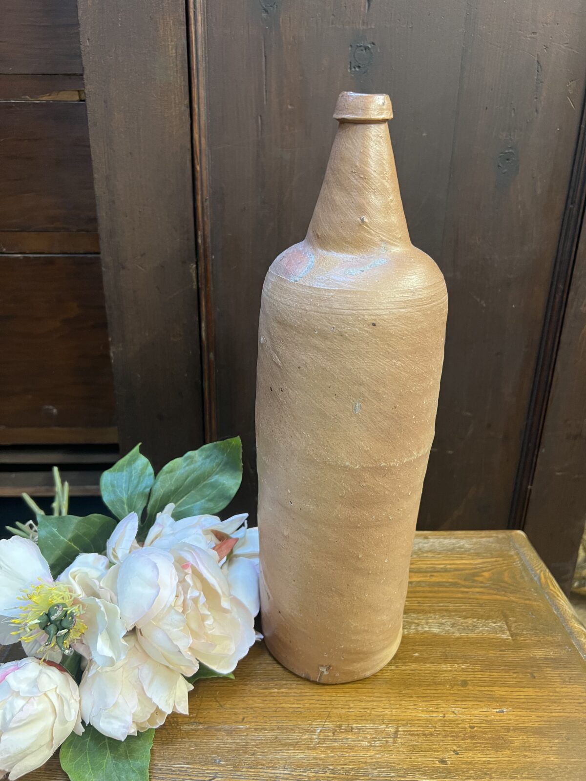 Old French stoneware bottle - Image 3