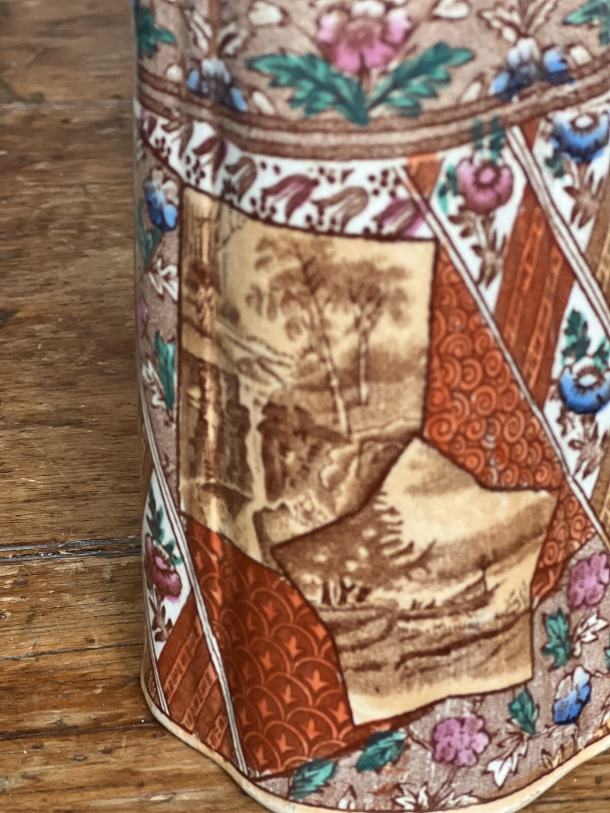 Antique set of 3 Victorian David Methven and Sons ceramic pitchers - Image 5