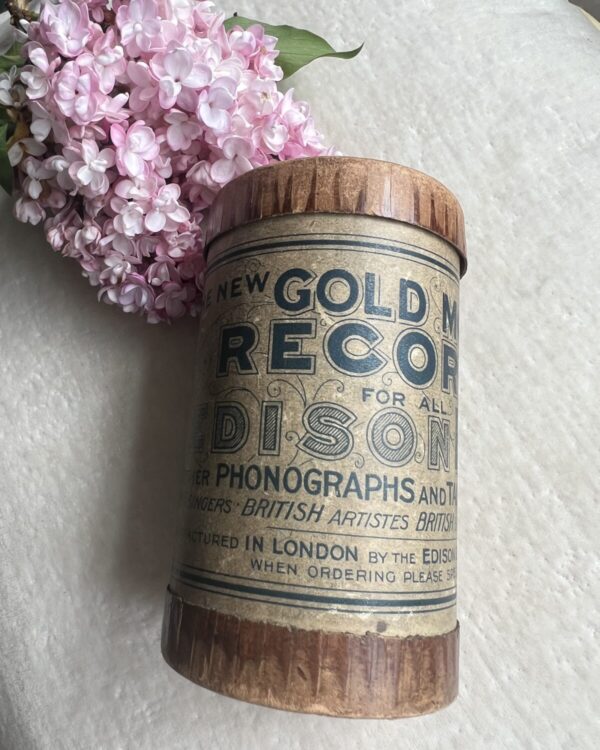 Old Edison Gold mould records pot