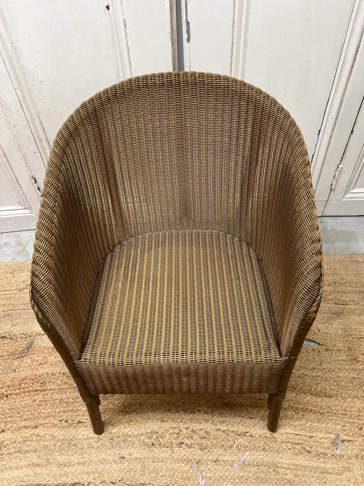 Lloyd loom “Lusty” vintage chair with original label - Image 3