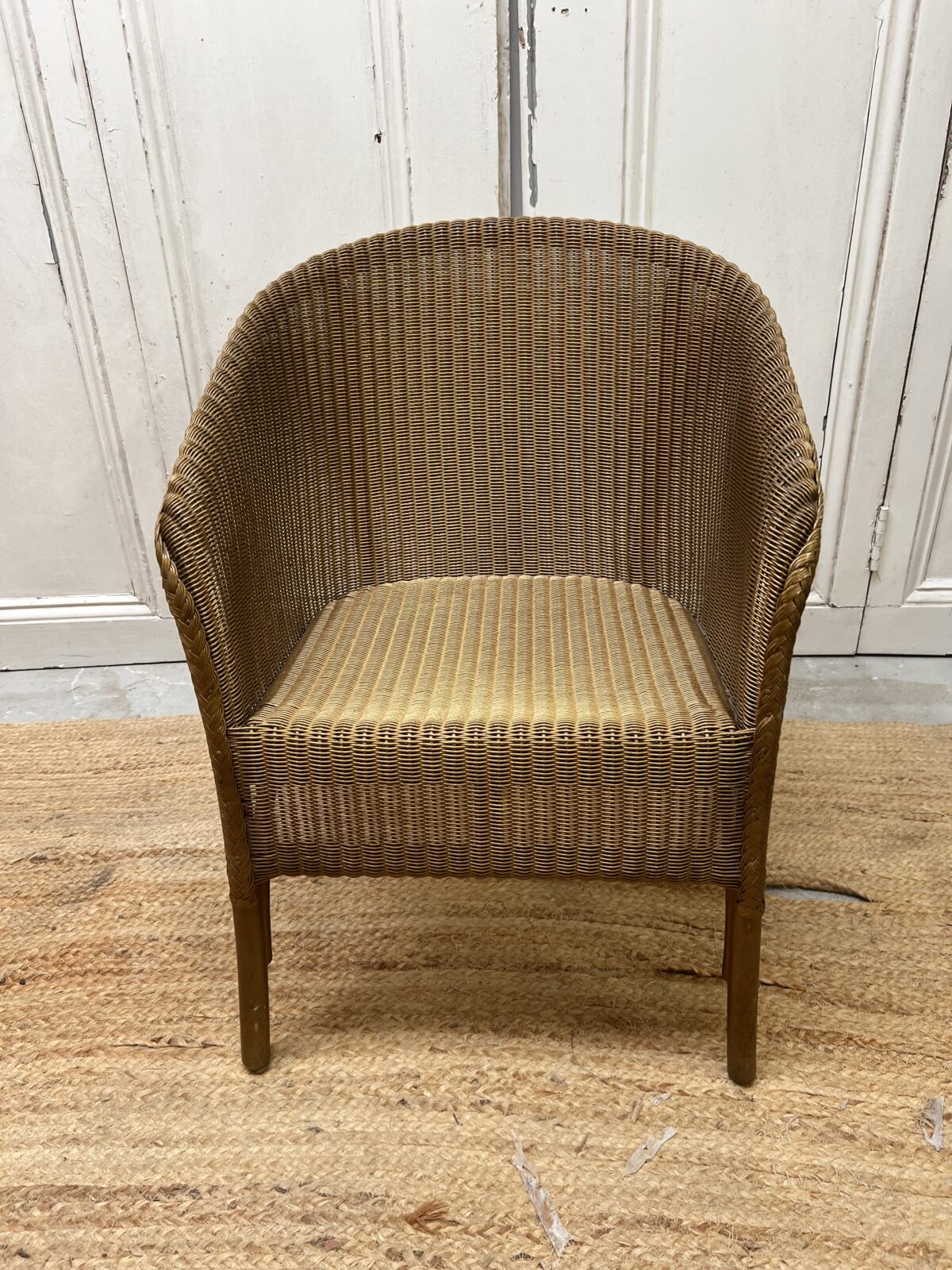 Lloyd loom “Lusty” vintage chair with original label - Image 4
