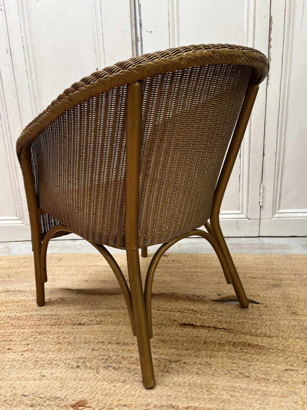 Lloyd loom “Lusty” vintage chair with original label - Image 5