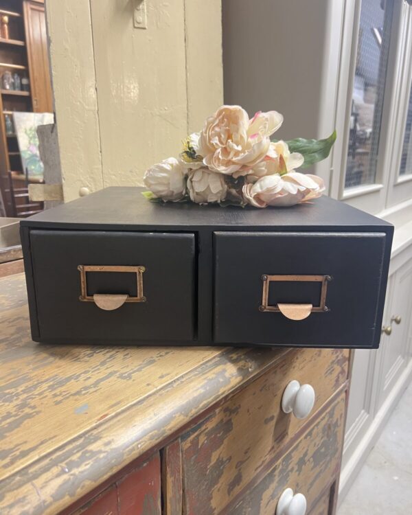 Vintage oak file drawers delivery £8