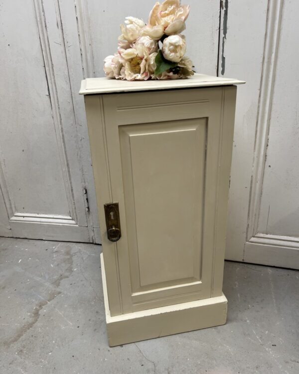 Edwardian hand painted bedside cabinet